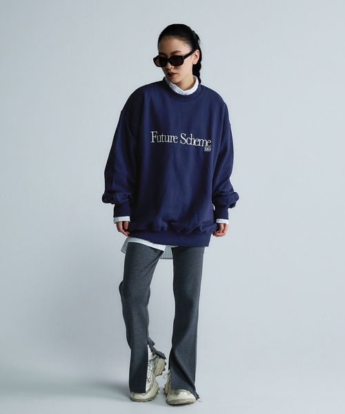 JEANASIS（ジーナシス） トレーナー スウェット 「Les Fleurs