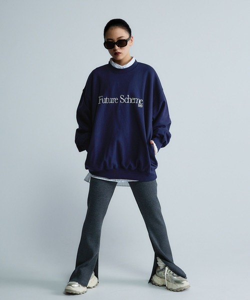 JEANASIS（ジーナシス） トレーナー スウェット 「Les Fleurs