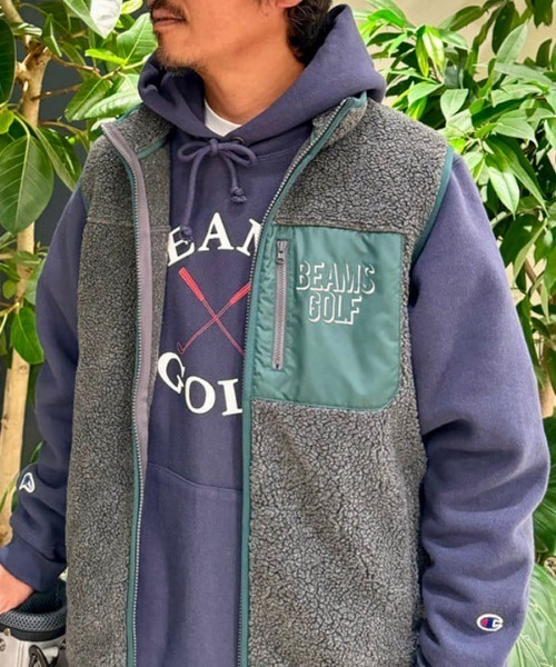 BEAMS GOLF（ビームス ゴルフ） ベスト X-LARGE グレー メンズ