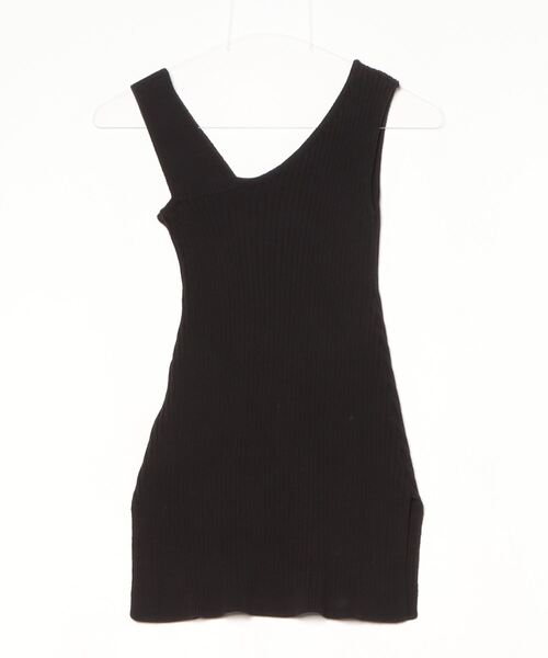 「EMODA」 ノースリーブニット FREE ブラック レディース_画像2