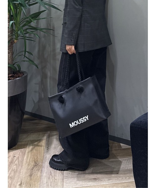 MOUSSY（マウジー） トートバッグ MOUSSY SOUVENIR F/LEATHER バッグ