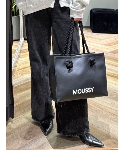 MOUSSYトートバッグ　新品 MOUSSY（マウジー） トートバッグ 「26年SS新作」SKINNY HANDLEトート