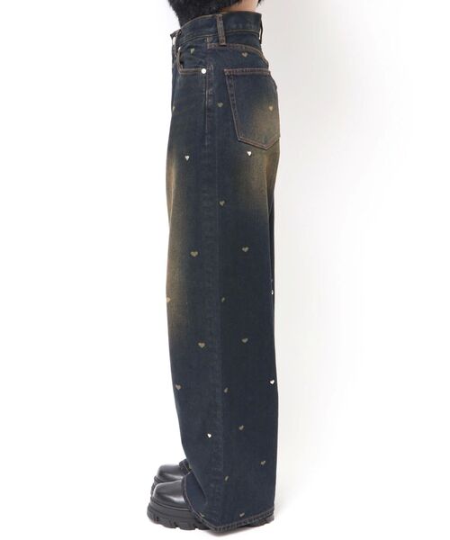 EMODA グラフィックルーズジーンズ デニム ハート ハートルーズジーンズ[品番：MKSW0066810]｜EMODA（エモダ）の