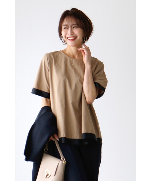 「Ehre style」 「modern」半袖ブラウス FREE ホワイト レディース_画像4