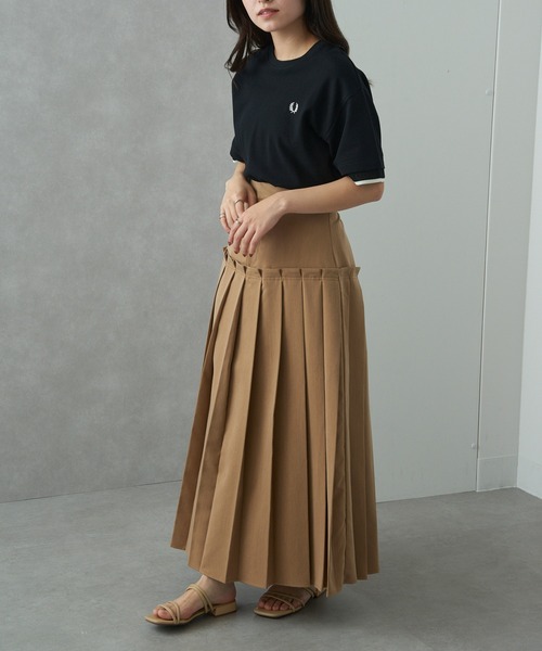 tシャツ 「FRED PERRY」MESH CUFF PIQUE T-SHIRT G2167 レディースの画像