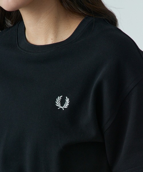 tシャツ 「FRED PERRY」MESH CUFF PIQUE T-SHIRT G2167 レディースの画像