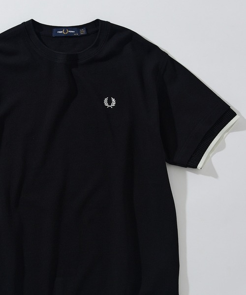 FRED PERRY（フレッドペリー） tシャツ 「FRED PERRY」MESH CUFF PIQUE