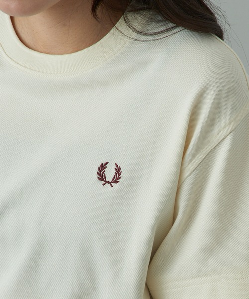 tシャツ 「FRED PERRY」MESH CUFF PIQUE T-SHIRT G2167 レディースの画像
