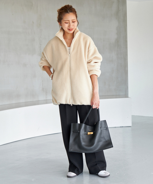 【Spick and Span】美品 ウールヘリンボンジャケット ブラウン 38 Spick＆Span（スピック アンド スパン） 「Spick & Span」 ブルゾン 38