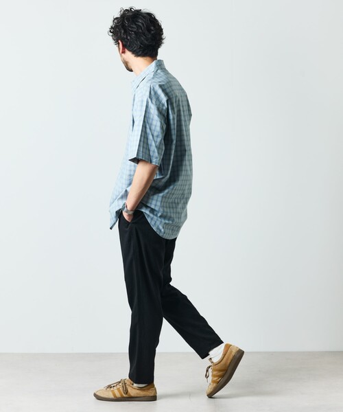 「FREAK'S STORE」 イージーパンツ LARGE オリーブ メンズ_画像3