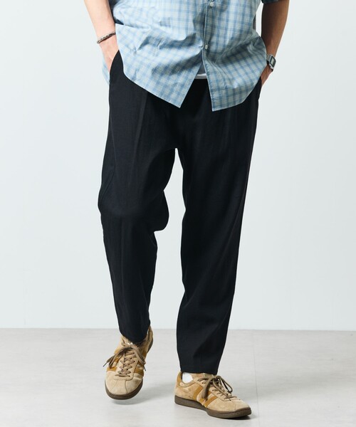 「FREAK'S STORE」 イージーパンツ LARGE オリーブ メンズ_画像5