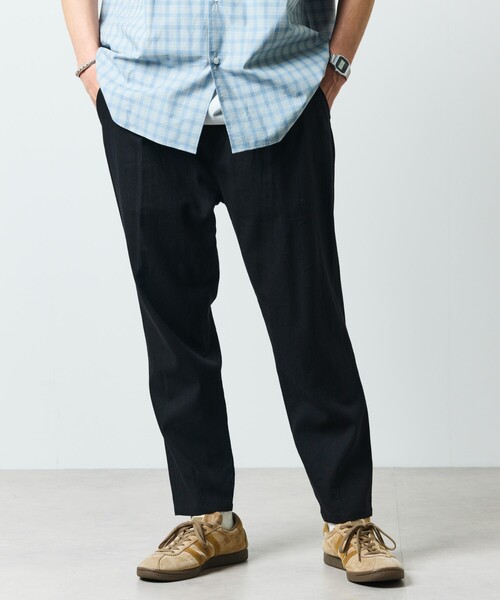 「FREAK'S STORE」 イージーパンツ LARGE オリーブ メンズ_画像6