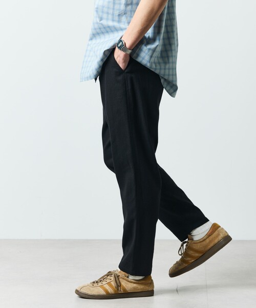 「FREAK'S STORE」 イージーパンツ LARGE オリーブ メンズ_画像8