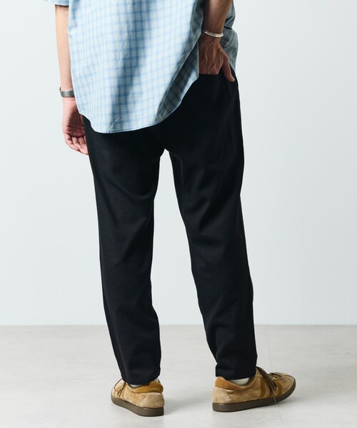 「FREAK'S STORE」 イージーパンツ LARGE オリーブ メンズ_画像9