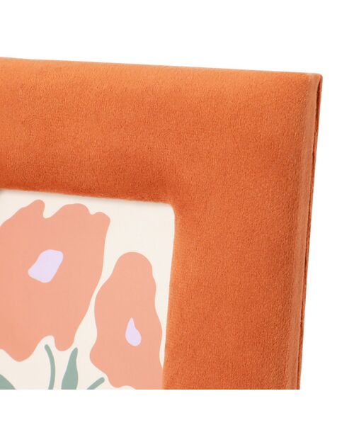 Francfranc（フランフラン） 写真立て ベロアフレーム オレンジ