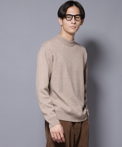 NANO universe（ナノ・ユニバース） セーター ニット シルク混モック