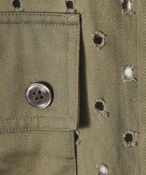 40CARATS&525 BY TAKEO KIKUCHI シャツ ツイルオパールオーバーシャツ