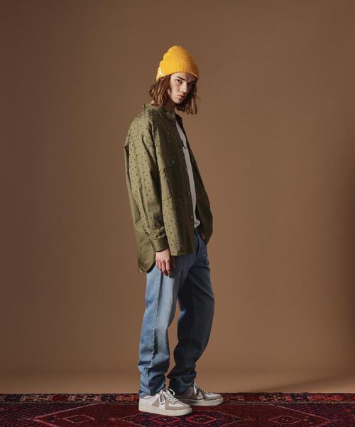 40CARATS&525 BY TAKEO KIKUCHI シャツ ツイルオパールオーバーシャツ