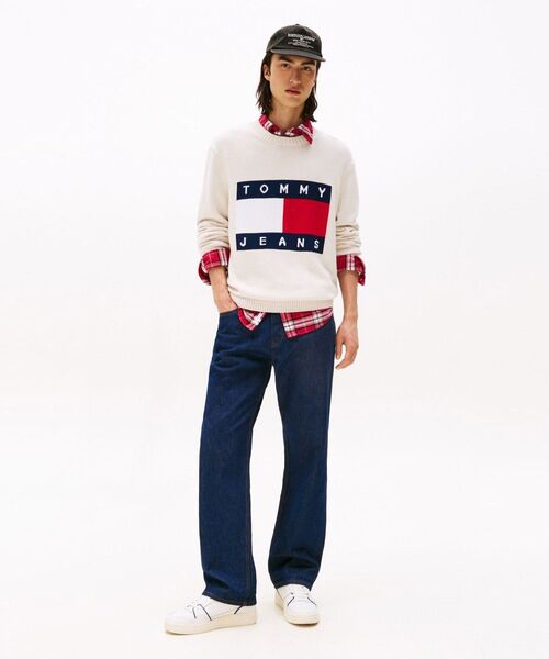TOMMY JEANS（トミー・ジーンズ） セーター ニット レギュラーメランジ