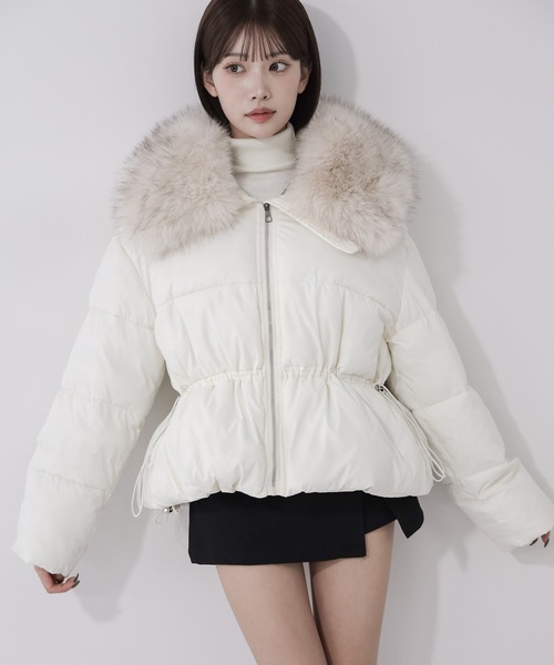 ジャケット・アウター me me+em select（ミームセレクト） ダウンコート ダウンジャケット