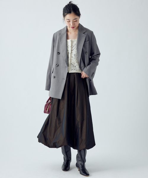 IENA（イエナ） テーラードジャケット 36 グレー レディース