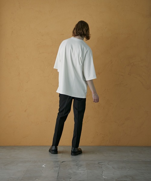 「PUBLIC TOKYO」 半袖Tシャツ 2 ホワイト メンズ_画像2