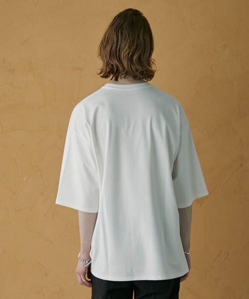 「PUBLIC TOKYO」 半袖Tシャツ 2 ホワイト メンズ_画像3