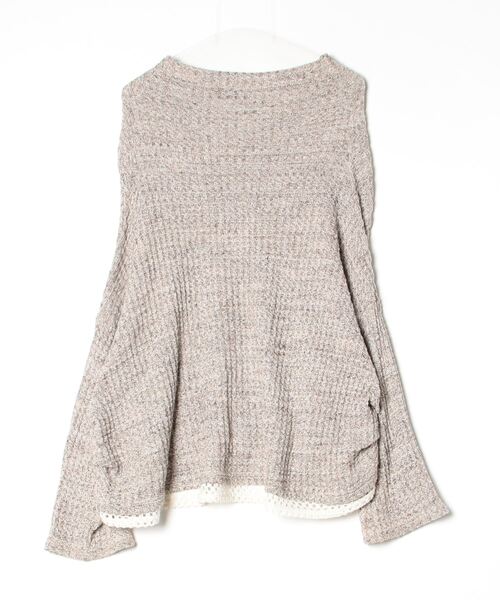 「gomme」 長袖ニット MEDIUM ベージュ レディース_画像2