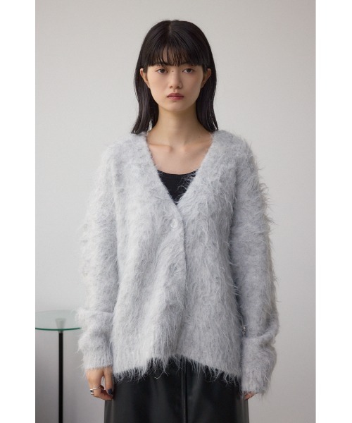 AZUL BY MOUSSY（アズールバイマウジー） カーディガン シャギー起毛