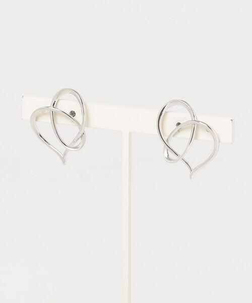 ピアス シルバー ハートピアス レディースの画像