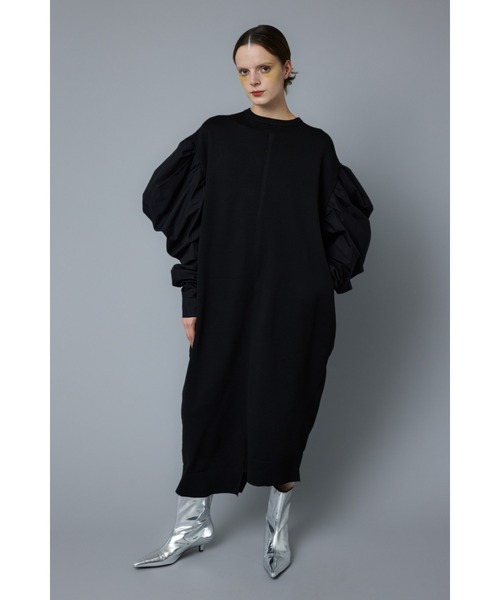 HeRIN.CYE ニットワンピース FREE ブラック レディース : ZOZOTOWN