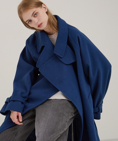 EMMA CLOTHES（エマクローズ） チェスターコート M ネイビー メンズ