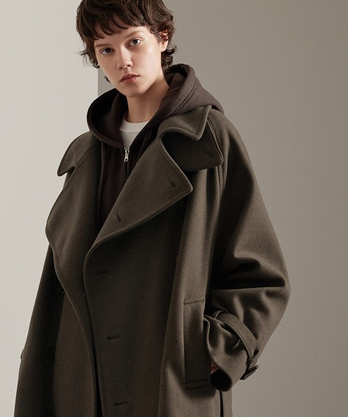 「EMMA CLOTHES」 チェスターコート M ネイビー メンズ_画像6