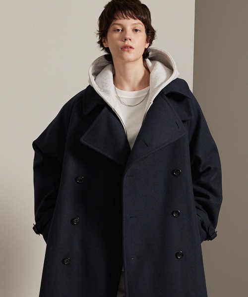 EMMA CLOTHES（エマクローズ） チェスターコート M ネイビー メンズ