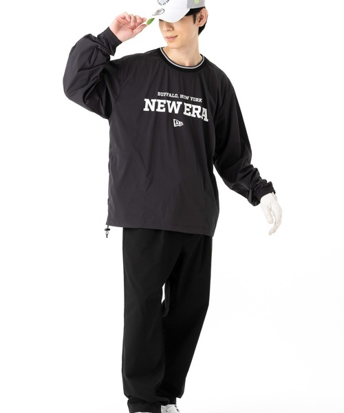 ニューエラゴルフ　M NEW ERA（ニューエラ） ゴルフ プルオーバー 長袖 柄 メンズ