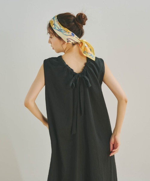 「Droite lautreamont」 ノースリーブワンピース M ネイビー レディース_画像5