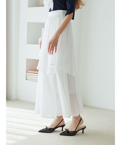 SNIDEL（スナイデル） スカート Sustainableバリエーションティアード