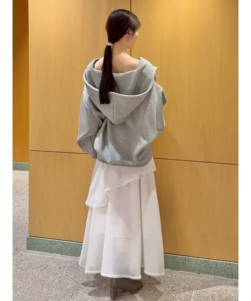 【SNIDEL】Sustainableティアードスカート SNIDEL（スナイデル） スカート Sustainableバリエーションティアード
