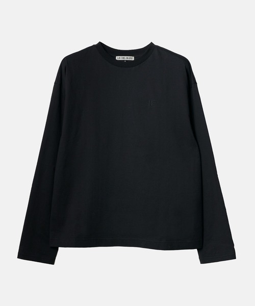 LE CIEL BLEU（ルシェルブルー） tシャツ LEエンブロイダリーロングT