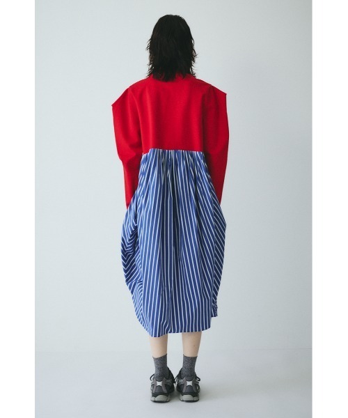 HeRIN.CYE ワンピース Docking shirt dress ドッキングシャツドレス