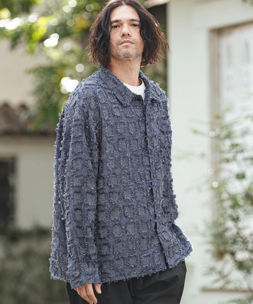 CAMBIO（カンビオ） シャツ ms6357- Fringe Check Shirts フリンジ