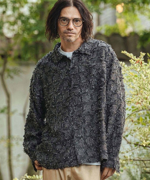 CAMBIO（カンビオ） シャツ ms6357- Fringe Check Shirts フリンジ