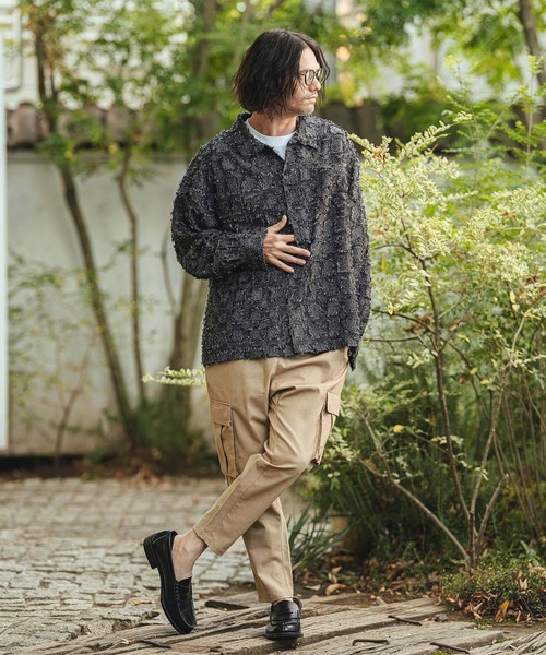 CAMBIO（カンビオ） シャツ ms6357- Fringe Check Shirts フリンジ