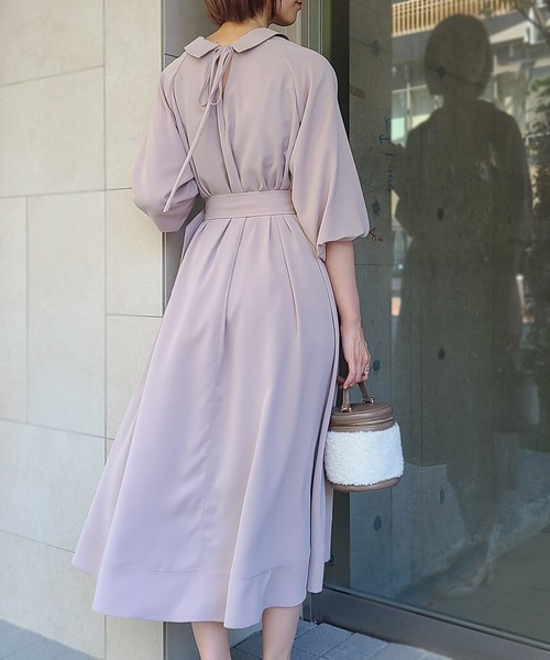 「12Twelve Agenda」 シャツワンピース M ブラウン レディース_画像4