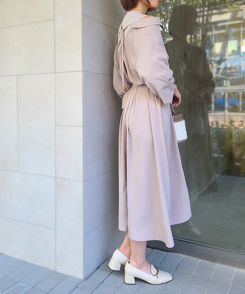 「12Twelve Agenda」 シャツワンピース M ブラウン レディース_画像8