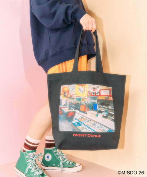 LEPSIM（レプシィム） トートバッグ 「Mister Donut」BIGトートバッグ