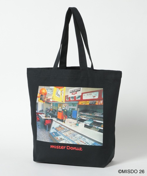 2点mister Donut トートバッグ LEPSIM（レプシィム） トートバッグ 「Mister Donut」BIGトートバッグ
