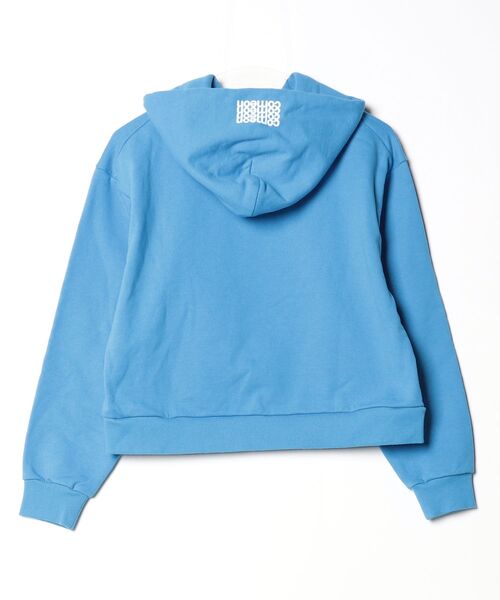 「blanc basque」 プルオーバーパーカー 38 ブルー レディース_画像2