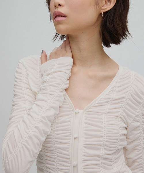 【AMERI】アメリヴィンテージ 2wayギャザーカットトップス Ameri（アメリ） tシャツ 2WAY GATHER CUT TOP レディース : ZOZOTOWN