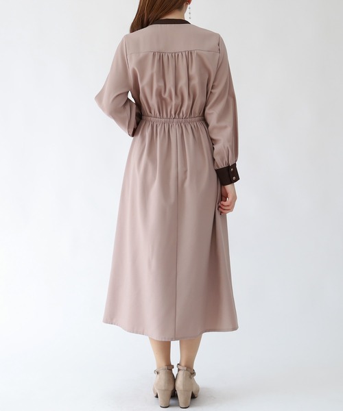 「ASTORIA ODIER」 長袖ワンピース MEDIUM ブラック レディース_画像5